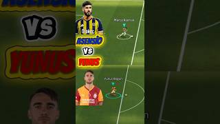ASENSİO vs YUNUS AKGÜN #efootball #pes #galatasaray #fenerbahçe #football