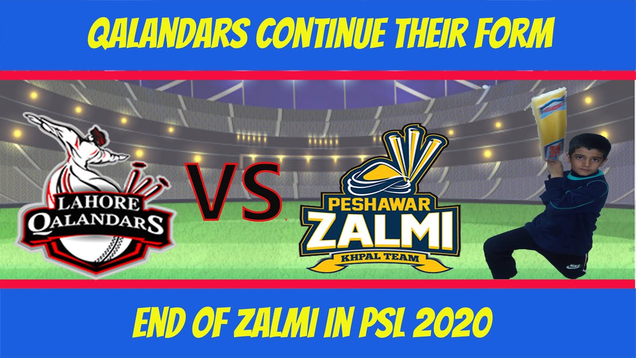 Psl 5 2nd Playoff II Psl 2020 2nd semi final II Lahore Qalandars Vs Peshawar Zalmi