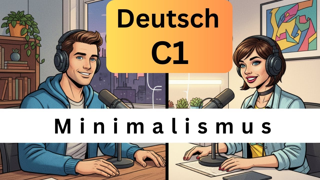 Deutsch lernen mit Podcast: Die Philosophie des Minimalismus  | Deutsch C1 | German C1