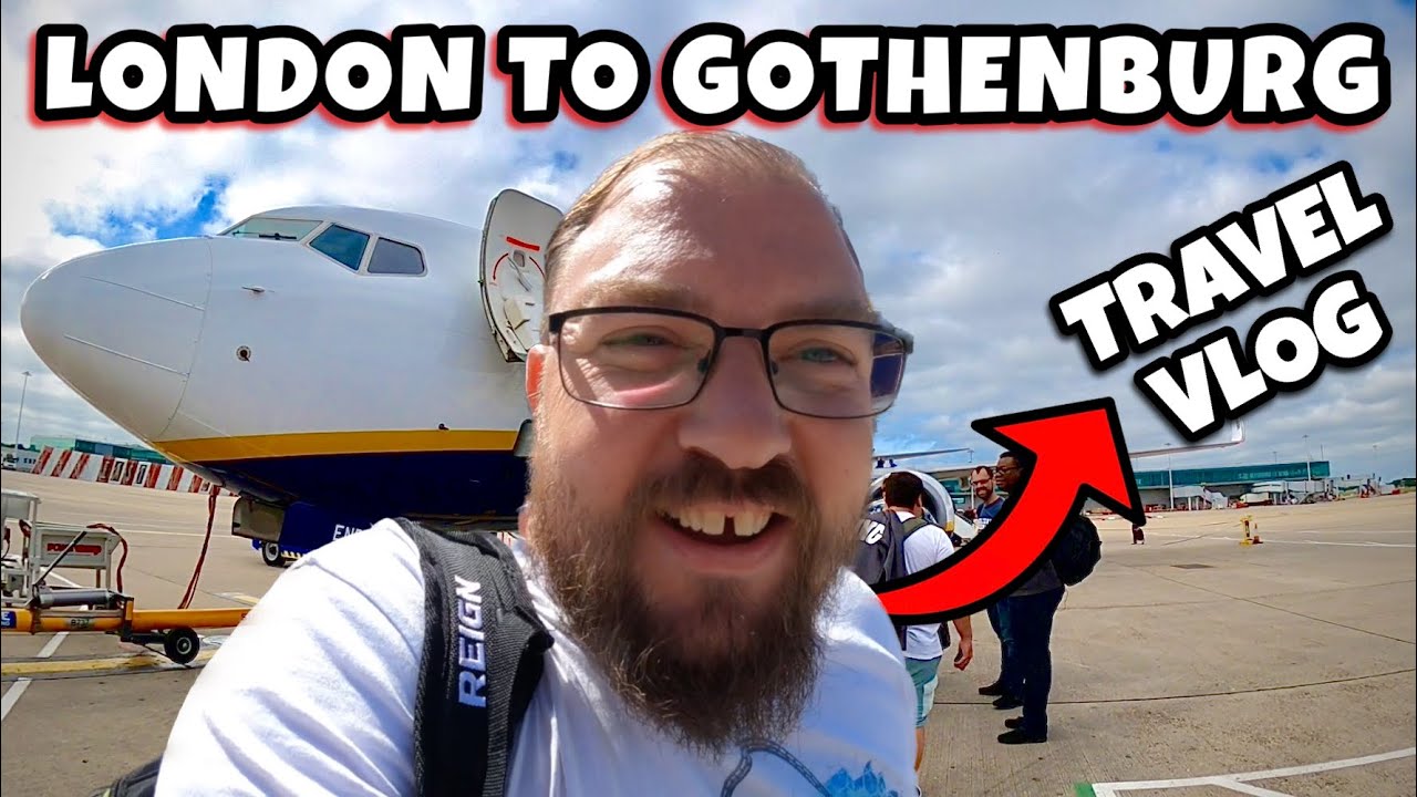 LONDON TO GOTHENBURG Via Ryanair Travel Vlog 2nd June 2023 Win