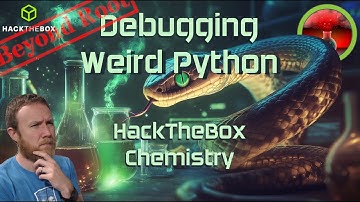 Python Debugging [Chemistry - HackTheBox]