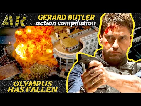 GERARD BUTLER can't stop SAVING THE WORLD | OLYMPUS HAS FALLEN (2013)