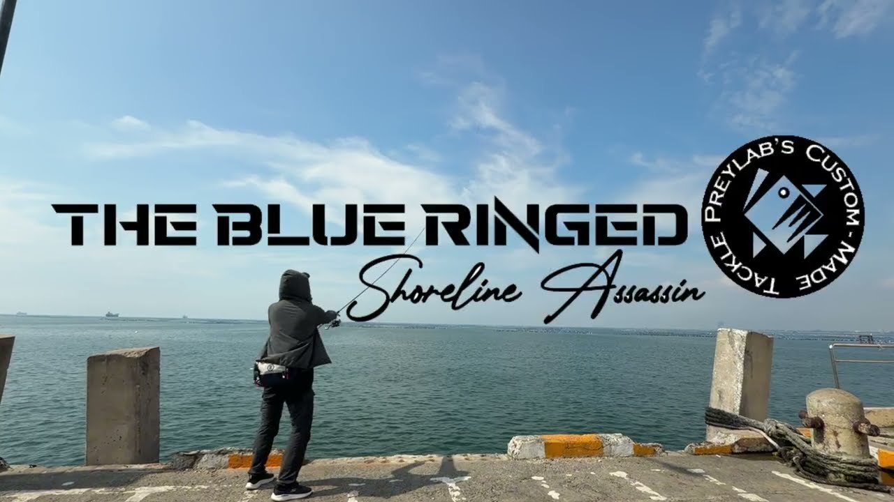 The Blue Ringed, Enging and Shore rod by PREYLAB. Built for the Sea 🌊 Designed for Precision!