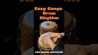 Easy PLENA Conga Drum Rhythm for Beginners -ARIE OUZANA PERCUSSION  #shorts