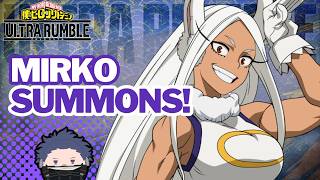Mirko brings 10k players?!🤯 Mirko Summons in MY HERO ULTRA RUMBLE!