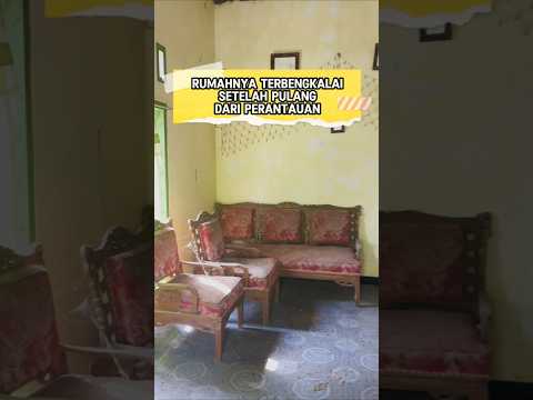 Rumahnya terbengkalai setelah