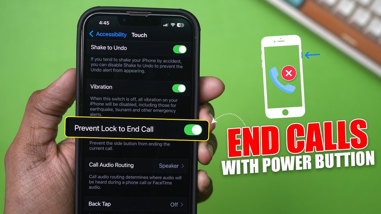How to Stop Side Button from Ending Calls on iPhone | Disable Power ...