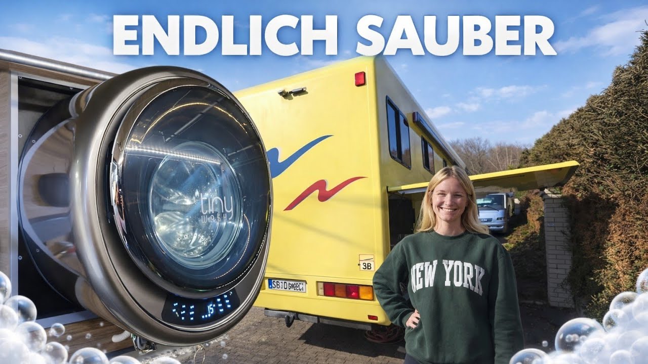 Tinywash Mini Waschmaschine im Wohnmobil Erfahrungen, Bedienung und Test 2026. Was geht alles rein?