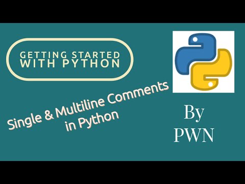 Python - How to give single and multiline comment in python | how to add comment in python |PART #5