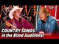 TOP 10 | COUNTRY SONGS that make The Voice CHAIRS spin like crazy