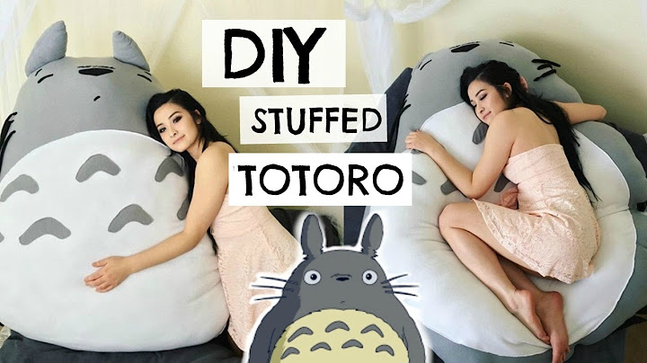 Diy Totoro Plushie Sew Tell Youtube