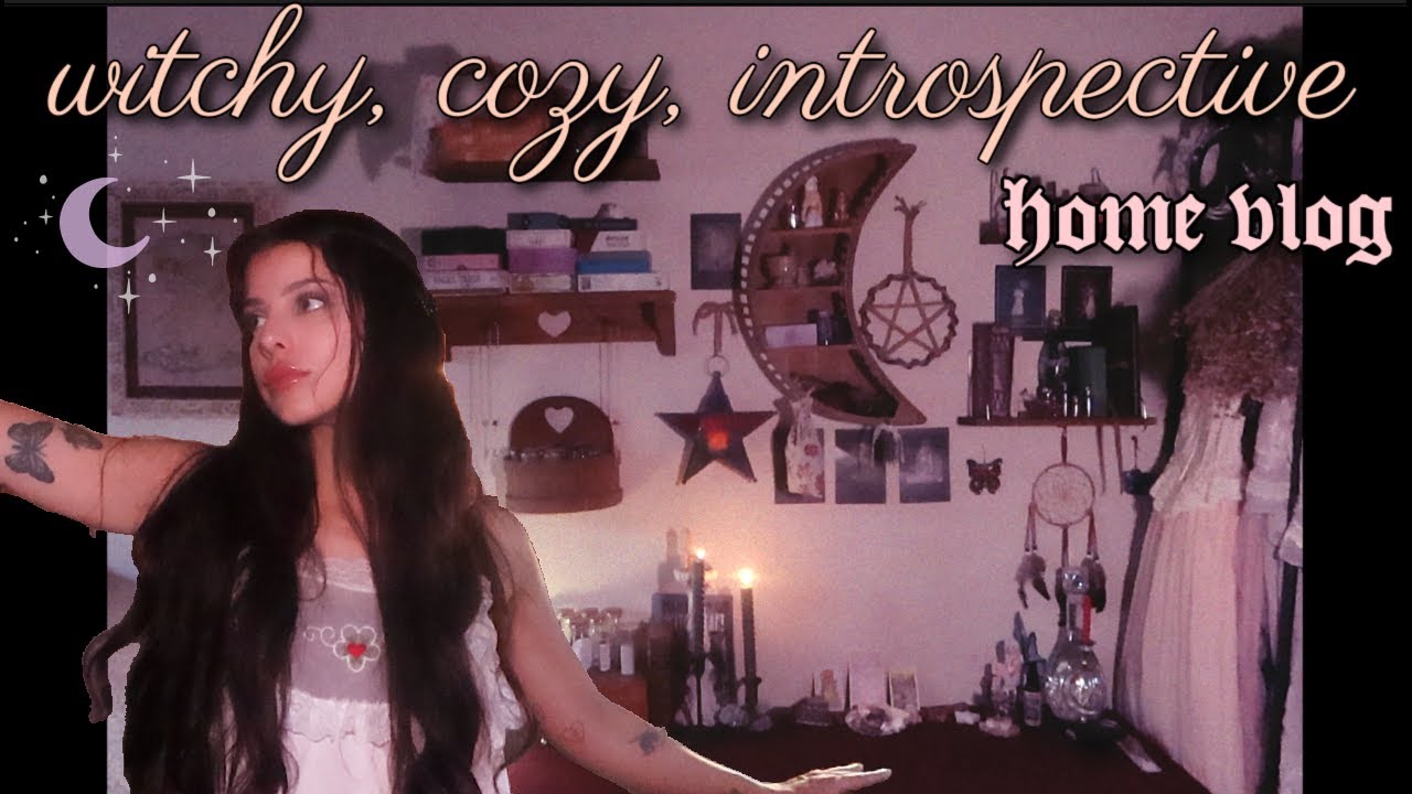 autumnal, cozy home vlog: redecorating my altar, practicing self love ♡