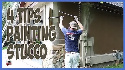 4 Secret Painting Tips To Paint Stucco