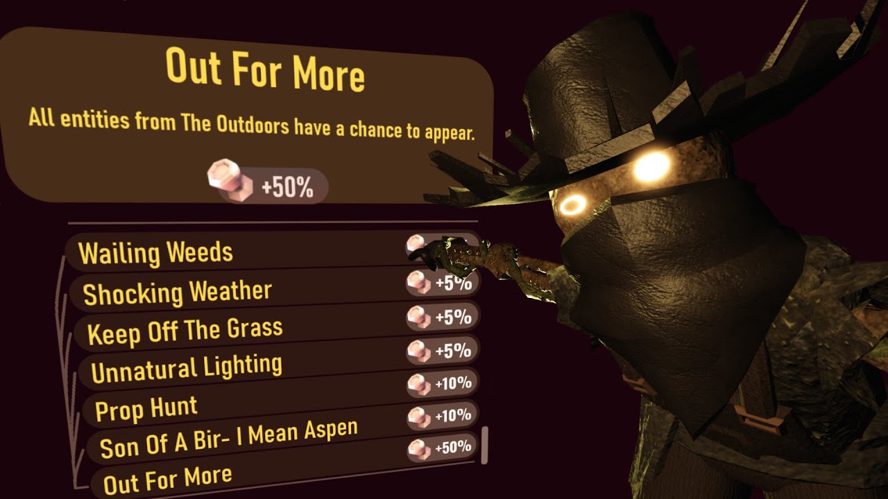 DOORS | The Outdoors entities in main floor modifier concepts