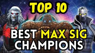 BEST Champions to MAX SIG for Each Class UPDATED - MCOC