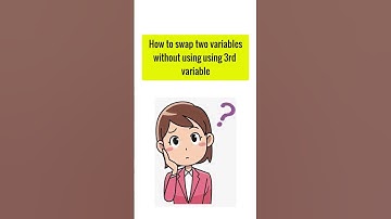 Easiest trick to swap 2 variables without using 3rd variable 😱😱