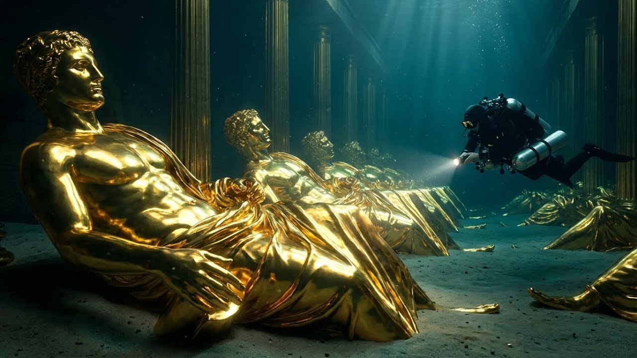 Skattjakt på Caligulas Förlorade Skattskepp— Ett Glömt Romerskt Arv under Vattnet