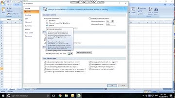 Lỗi Excel không tự động nhảy công thức