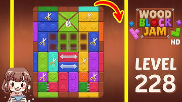 Wood Block Jam Level 228 Solution Walkthrough