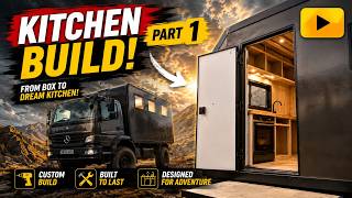 DIY camper kitchen units - Creating a camper - Episode 16