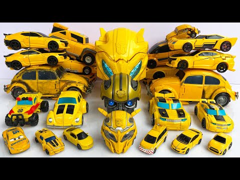 Yellow Bumblebee the Beasts: TRANSFORMERS COLLECTION: Smash Excavator, truck crane & boat Cars Robot