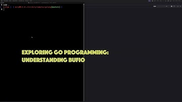 Exploring Go Programming: Understanding BUFIO