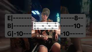 Kavinsky nightcall tab #guitar #fender #stratocaster #music #guitarist #guitarsolo #guitarcover