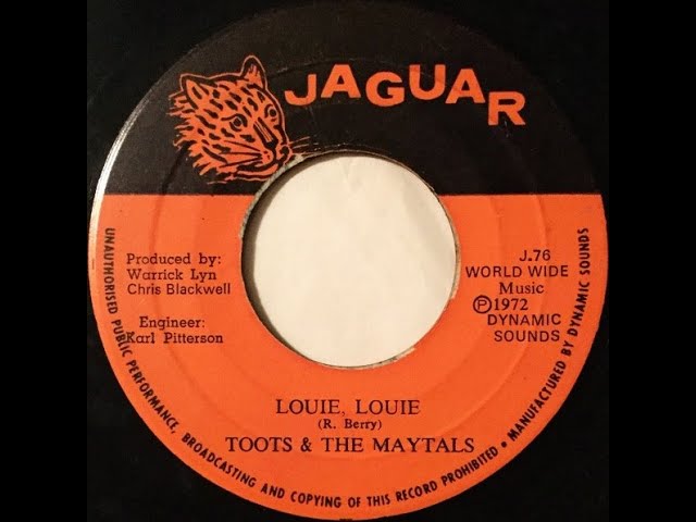 英7” Toots &amp;amp; The Maytals Louie Louie / Pressure Drop 72 TR7865 Trojan Records /00080 Toots And The Maytals – Louie Louie / Pressure Drop '72