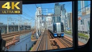 【4K・前面展望】名鉄   快速特急   豊橋→名鉄名古屋