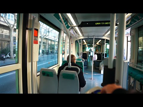 Relaxing Tram Ride Through Barcelona T2