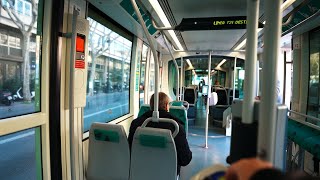 Relaxing Tram Ride Through Barcelona T2 @AcertingArt