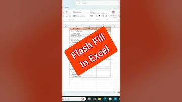 Flash Fill In Excel #short #shorts #shortvideo #shortsvideo #youtubeshorts #youtube #viralvideo #yt