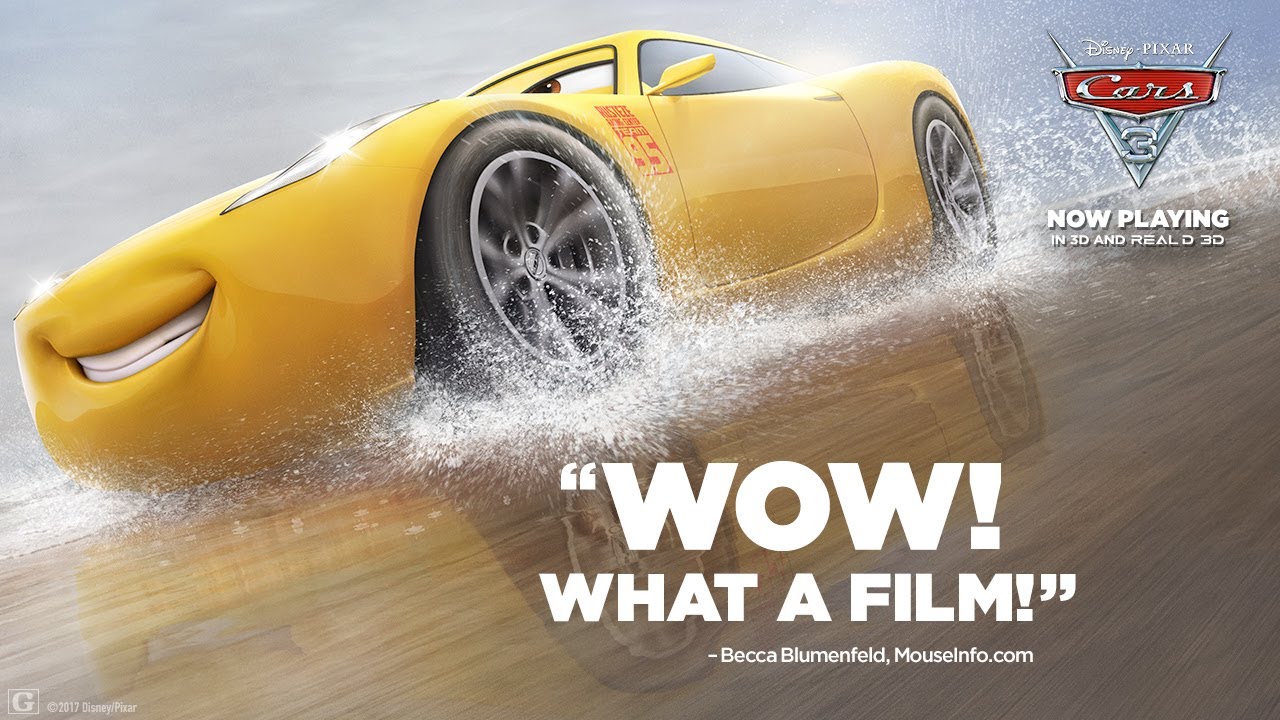 Disney/Pixar's Cars 3 - Now Playing in 3D! - Cars 3 is now playing in theatres in 3D! Get your tickets now: http://bit.ly/Cars3Tickets