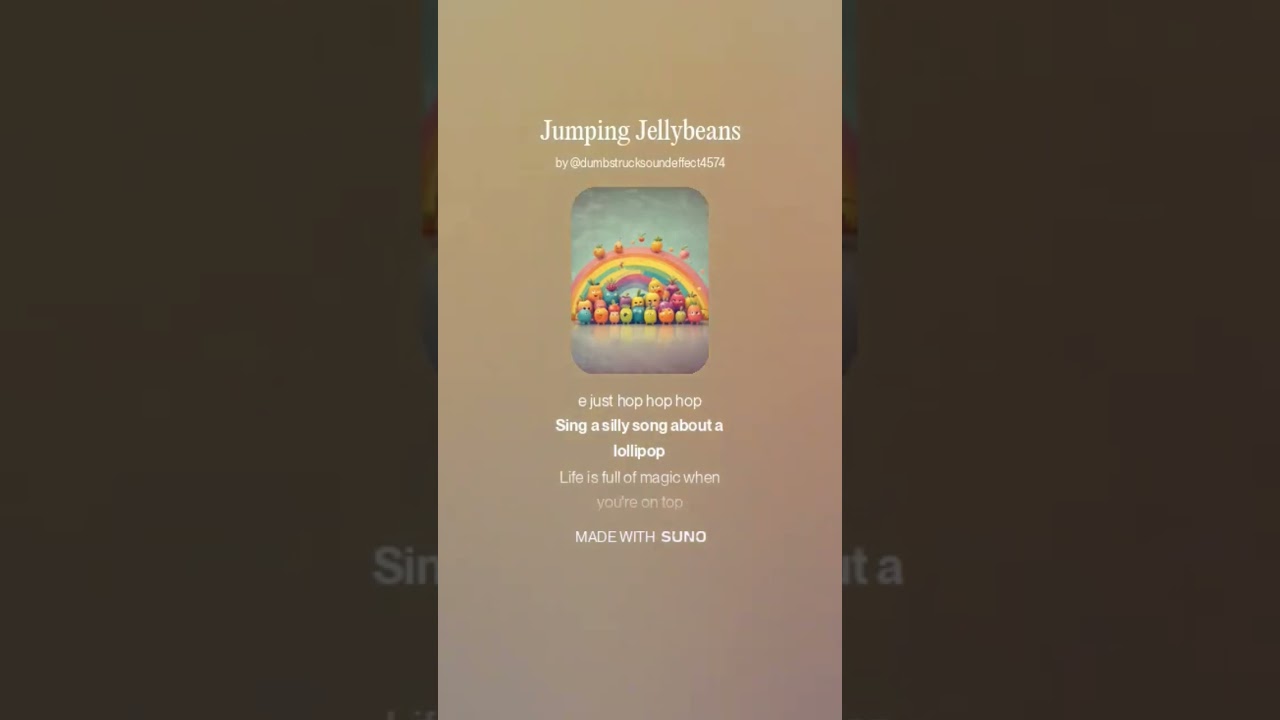 Jumping Jellybeans - Funny Kids Song