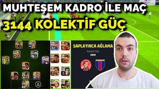 MUHTEŞEM KADRO İLE MAÇTA ÇOK İDDİALI RAKİP !!! 3144 KOLEKTİF GÜÇ (eFootball 2024 Mobile)