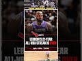 LEBRON’S 21-YEAR STREAK… ENDS?! 😳🏀 #nba #lebronjames #shorts #nbareport