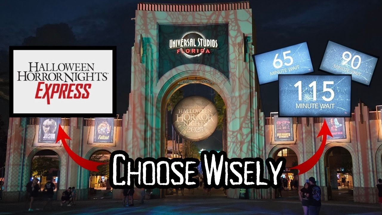 Halloween Horror Nights 2025 | Express Pass Worth It ? | House Reviews & Rankings