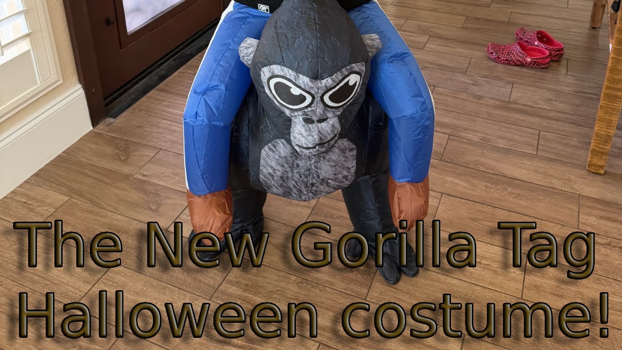Gorilla Tag Halloween Costume Unboxing