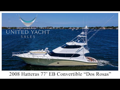2008 Hatteras 77'