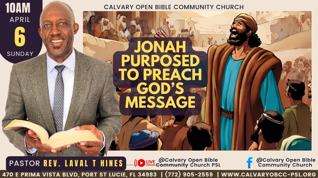 Title:  “He Is Faithful” - Guest Speaker: Rev. Dr. Ezekiel Charles