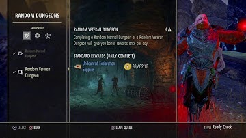 ESO Issue: Almost 3 minute dungeon queue as TANK