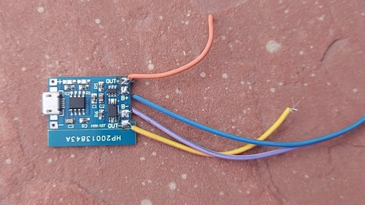 TP4056 Charging Module 5V 1amp Connection 🔋🔥 - YouTube