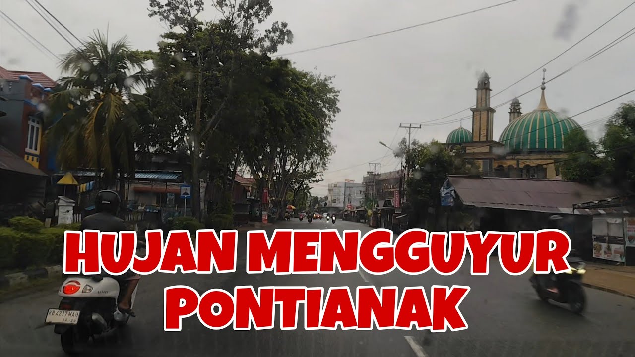 🔴 PAGI SETELAH HUJAN LEBAT DI PONTIANAK KALIMANTAN BARAT