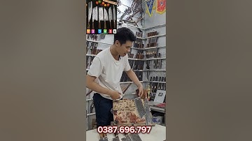 Bộ 6 dao thép nhíp chuẩn phúc sen #shorts