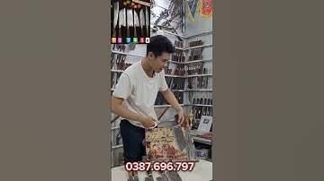 Bộ 6 dao thép nhíp chuẩn phúc sen #shorts