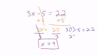 Lesson 4-5: Solving 2-Step Equations