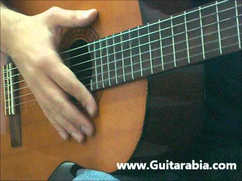 Arabic Guitar Rhythm 1 9 Spanish With Rasgueado Muting إيقاع الاسباني