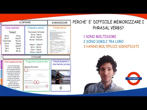 Come imparare i phrasal verbs più usati in inglese