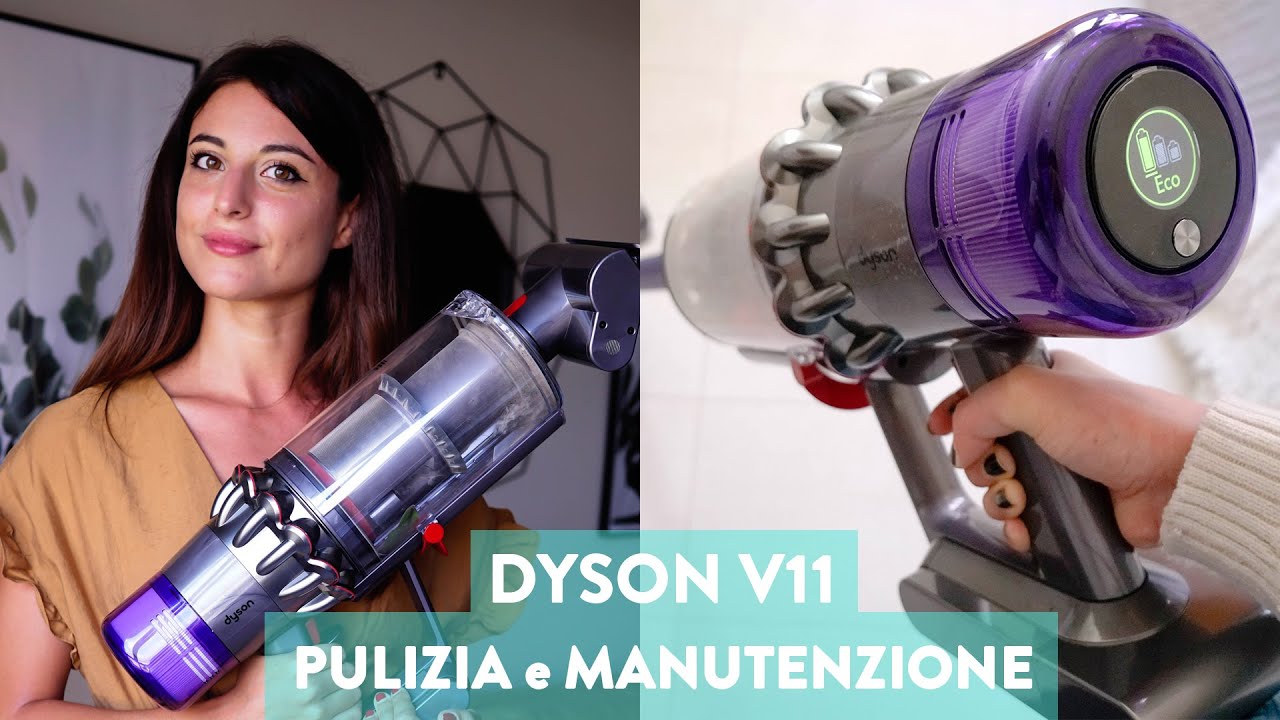 pulizia filtro dyson v11