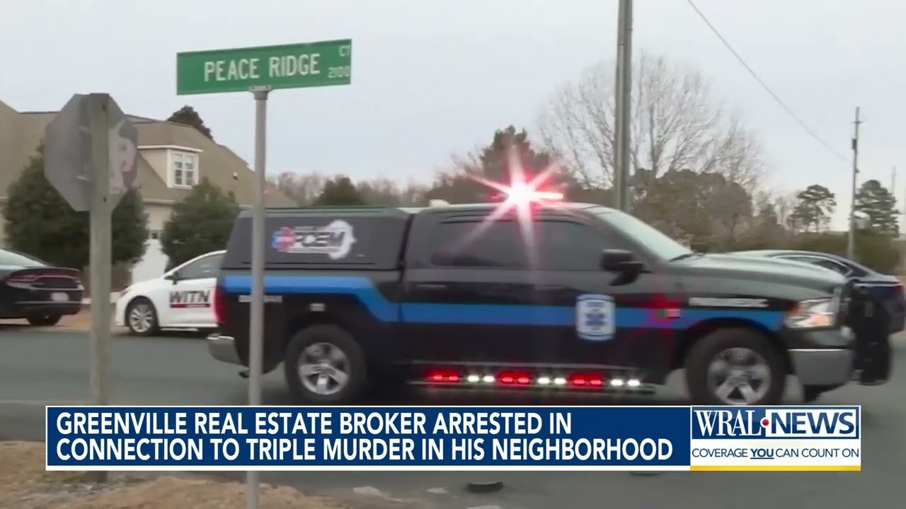 North Carolina real estate broker arrested in triple murder in Greenville